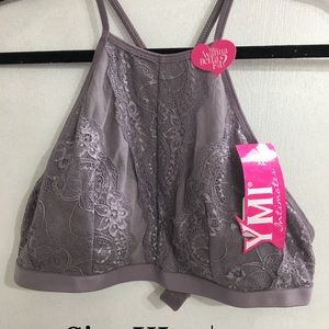 YMI Purple Lace Padded Bralette